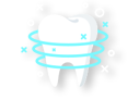 Professional tooth cleaning icon